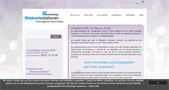 Desktop Screenshot of diakoniestationen-kassel.de